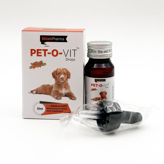 Pet-O-Vit Drops bottle