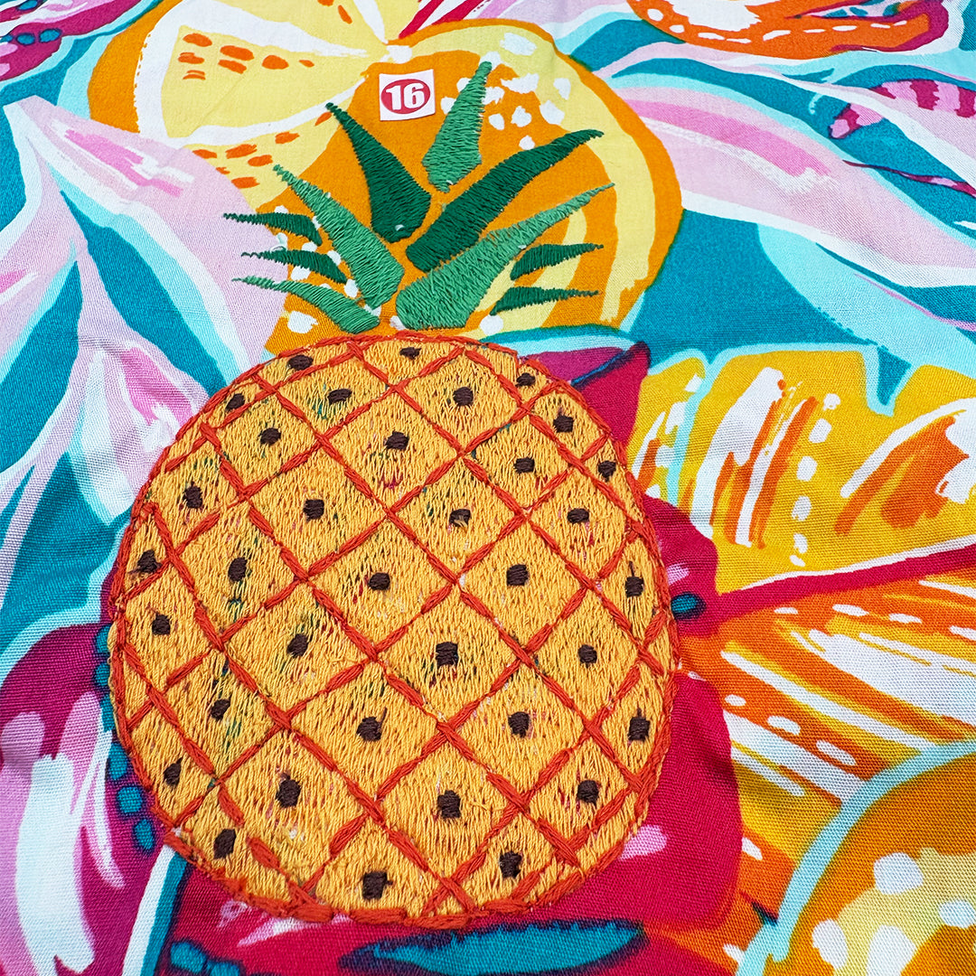 Pineapple Embroidered Shirt for Dog