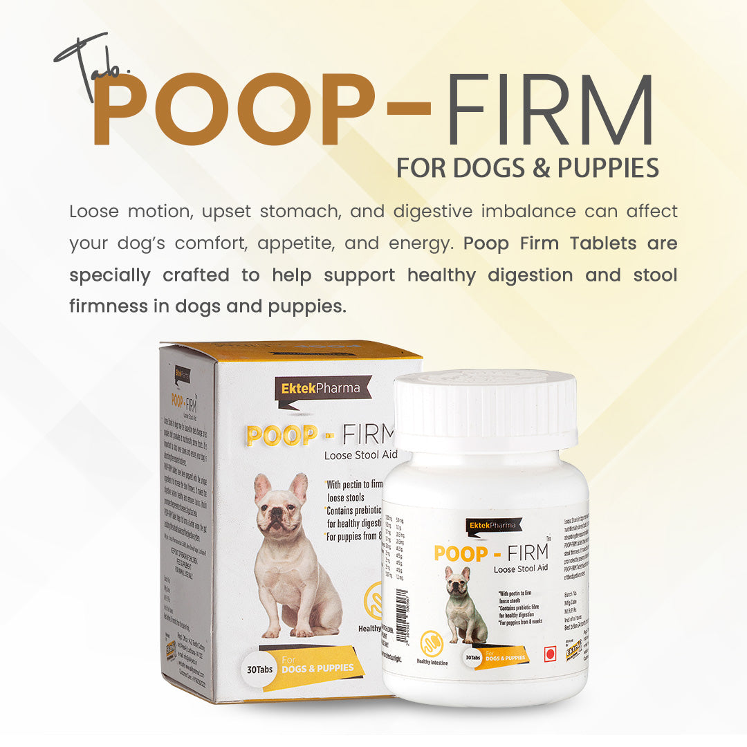 Poop Firm Tablets info for loose stool
