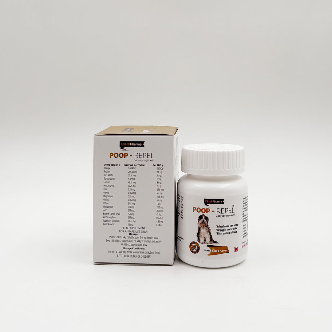 Poop Repel Tablets for Dogs 30 Tablets (Pack of 2)