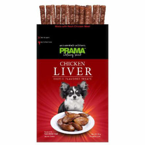 Prama Chicken Liver Dog Treats 70g(Combo Pack of 2)