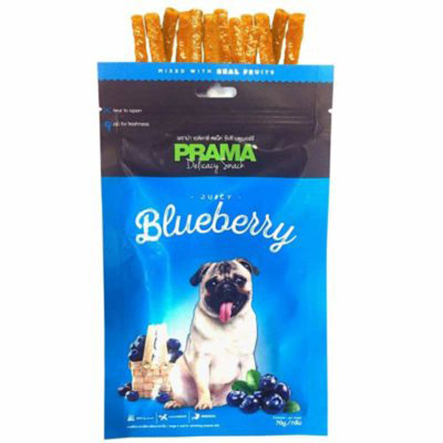 Prama Juicy Blueberry Dog Treats,70g(Combo Pack of 2)