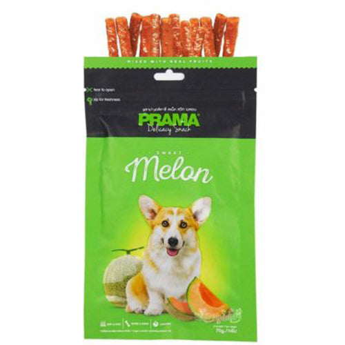 Prama Sweet Melon Dog Treats 70g(Combo Pack of 2)