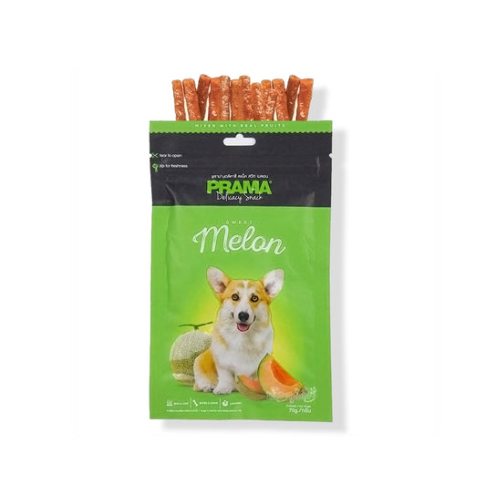 Prama Sweet Melon Dog Treats pack of 2 front view