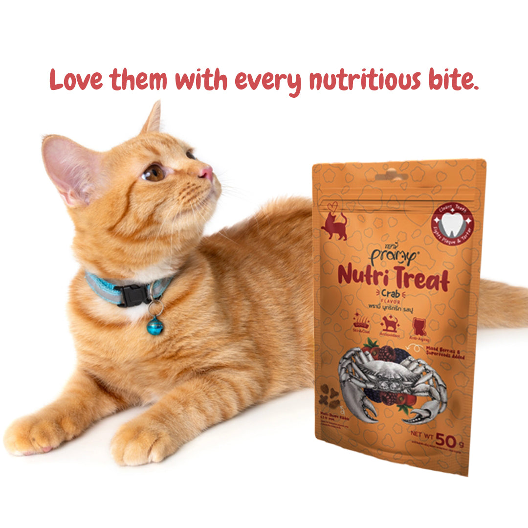Pramy Nutri Treat Crab Flavor for Cats (Pack of 2)