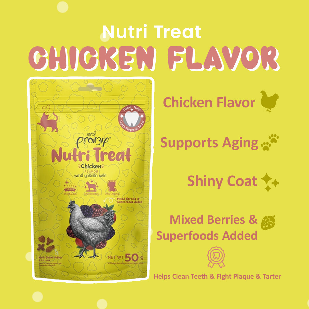 Pramy Nutri Treat Chicken Flavor for Cats