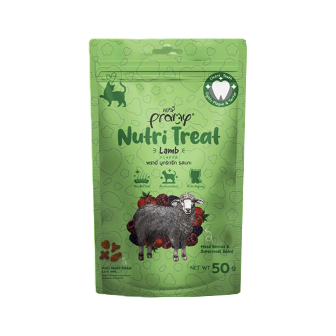 Pramy Nutri Treat Lamb Flavor for cats crunchy treats 50g