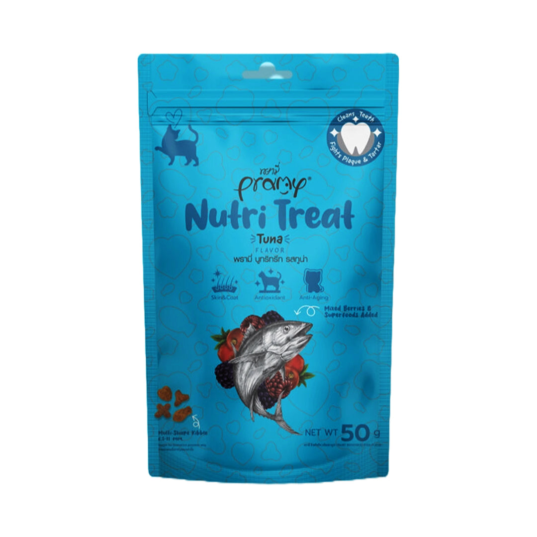 Pramy Nutri Treat Tuna Flavor for cats crunchy treats 50g