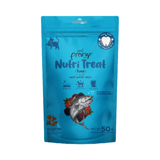 Pramy Nutri Treat Tuna Flavor for cats crunchy treats 50g