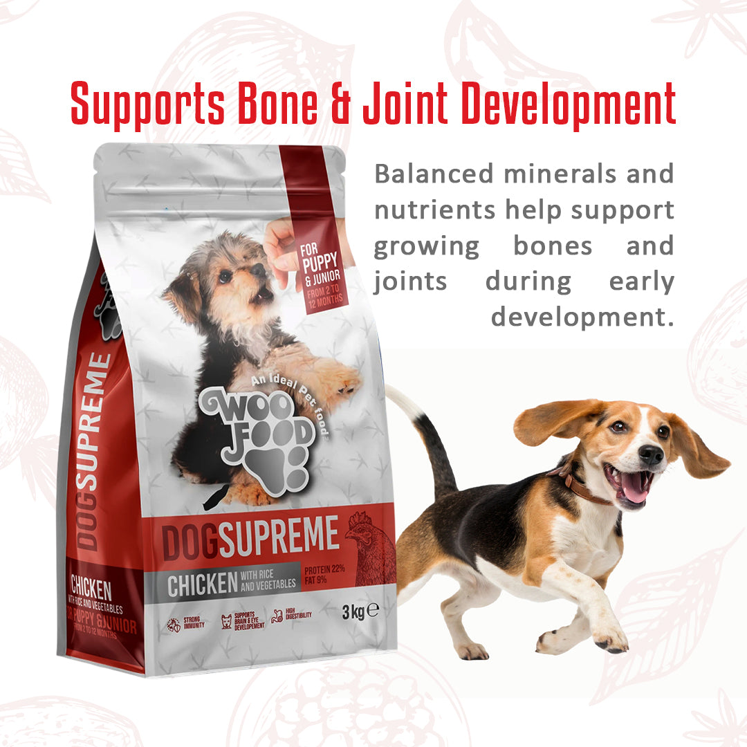 Dog Supreme Chicken With Rice | Junior 1 kg & 3 kg Pack – Ektek Global