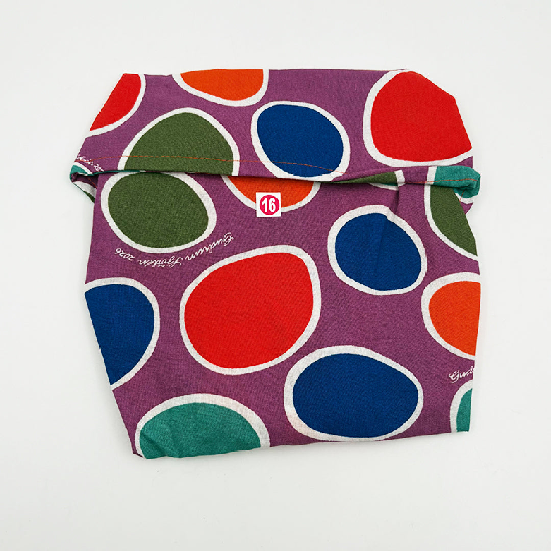 Purple circle printed dog shirt
