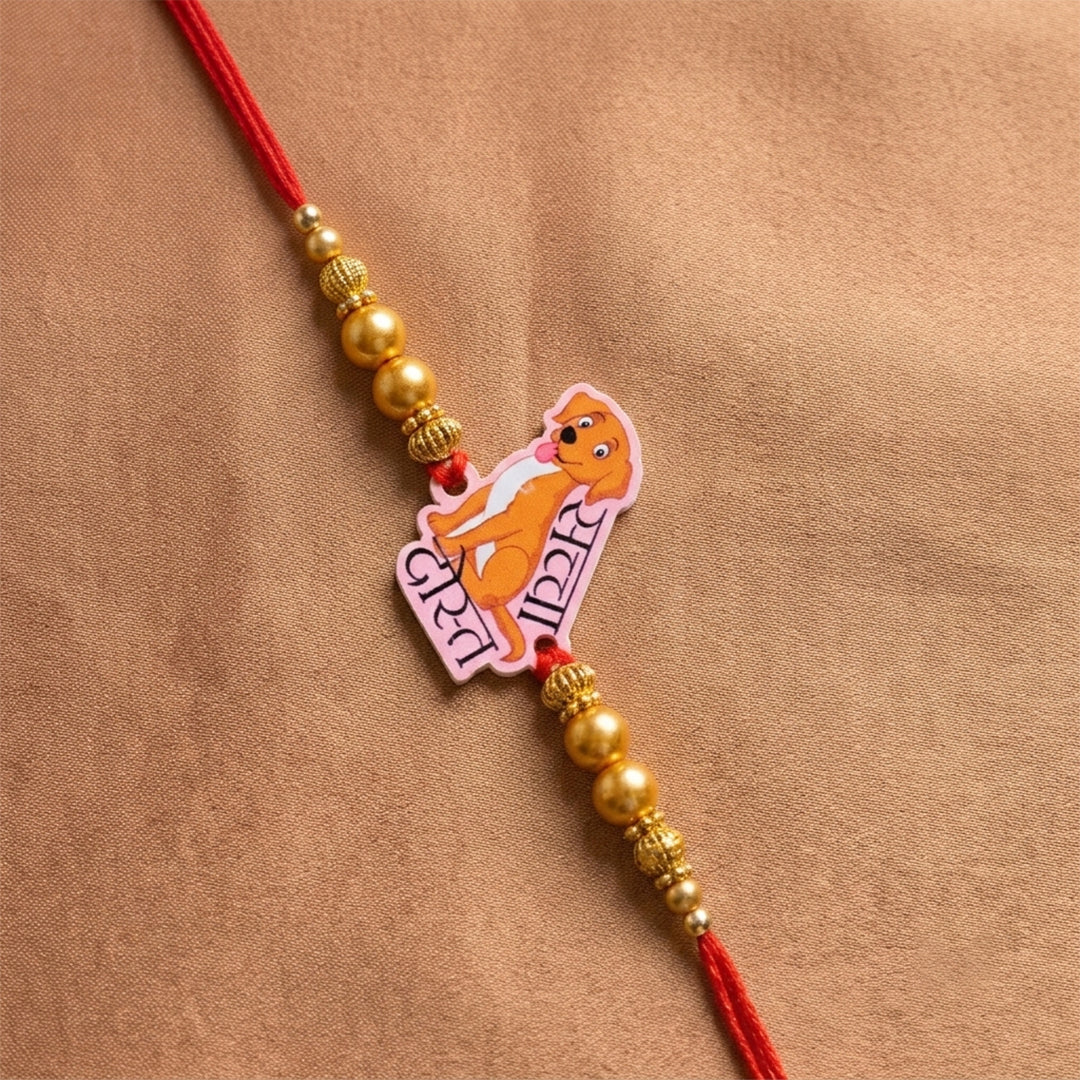 Sacha dost pet rakhi for dogs 