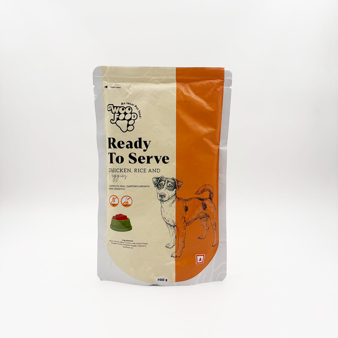 WooFood Ready-to-Serve Pet Food chicken rice veggies