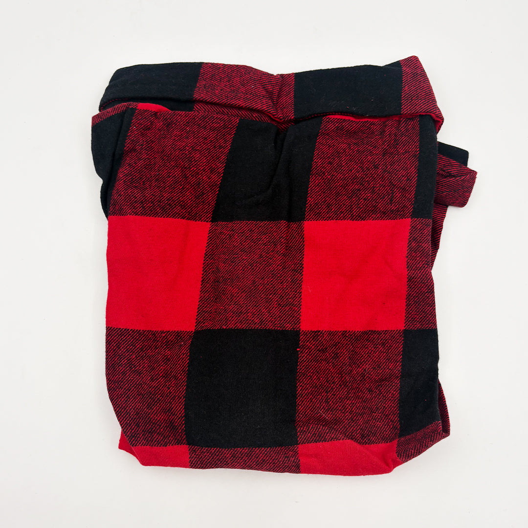 Red Black Cotton Shirt for Dog