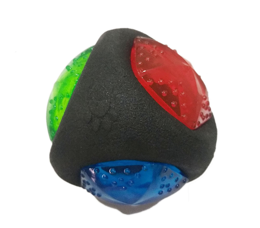 Rubber chew ball toys for dogs interactive play