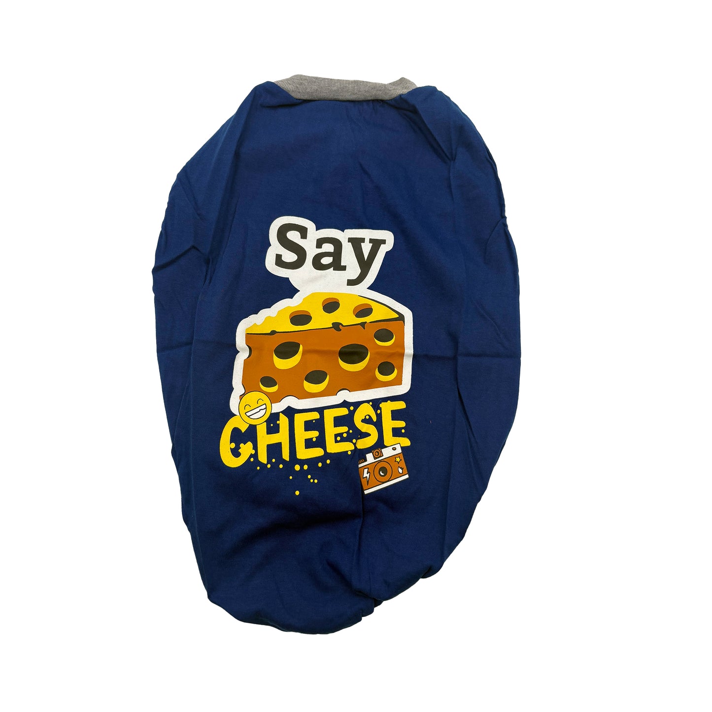 Say Cheese Printed T-shirt for Dogs