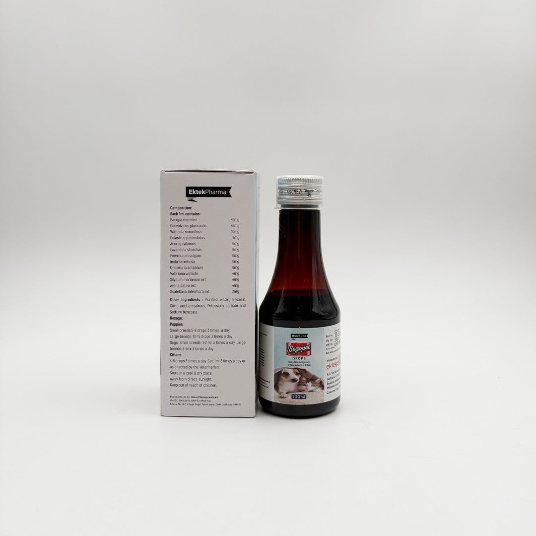 Sezopet Drops for Dogs & Cats | Seizure & Epilepsy Support Supplement