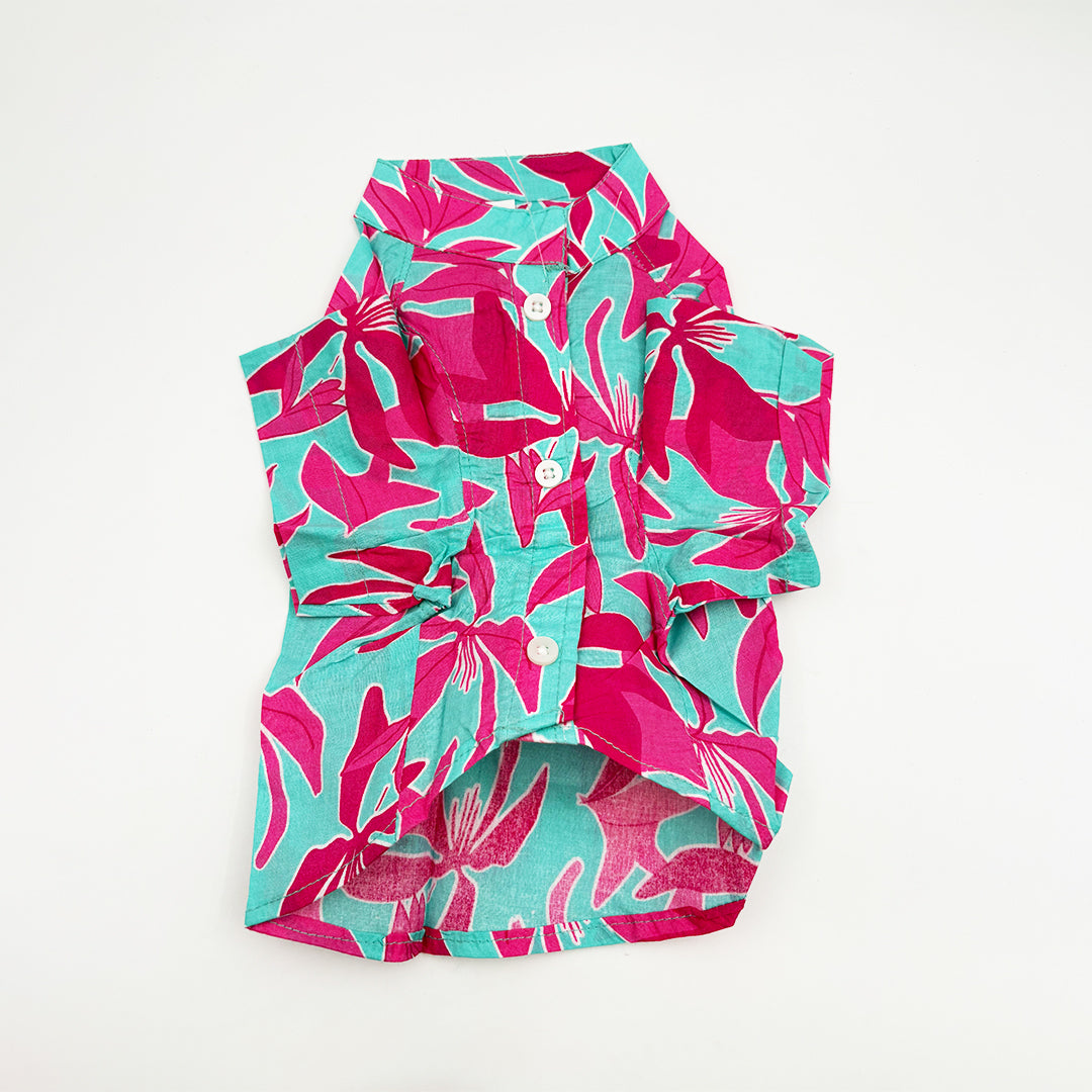 Print Shirt for Dog velco opening