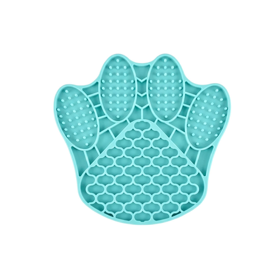 Silicone slow feeder mat for dogs and cats – non-slip suction base