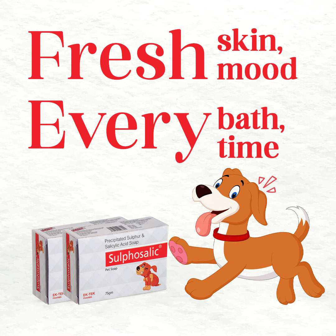 Soap for dog for fresh skin 