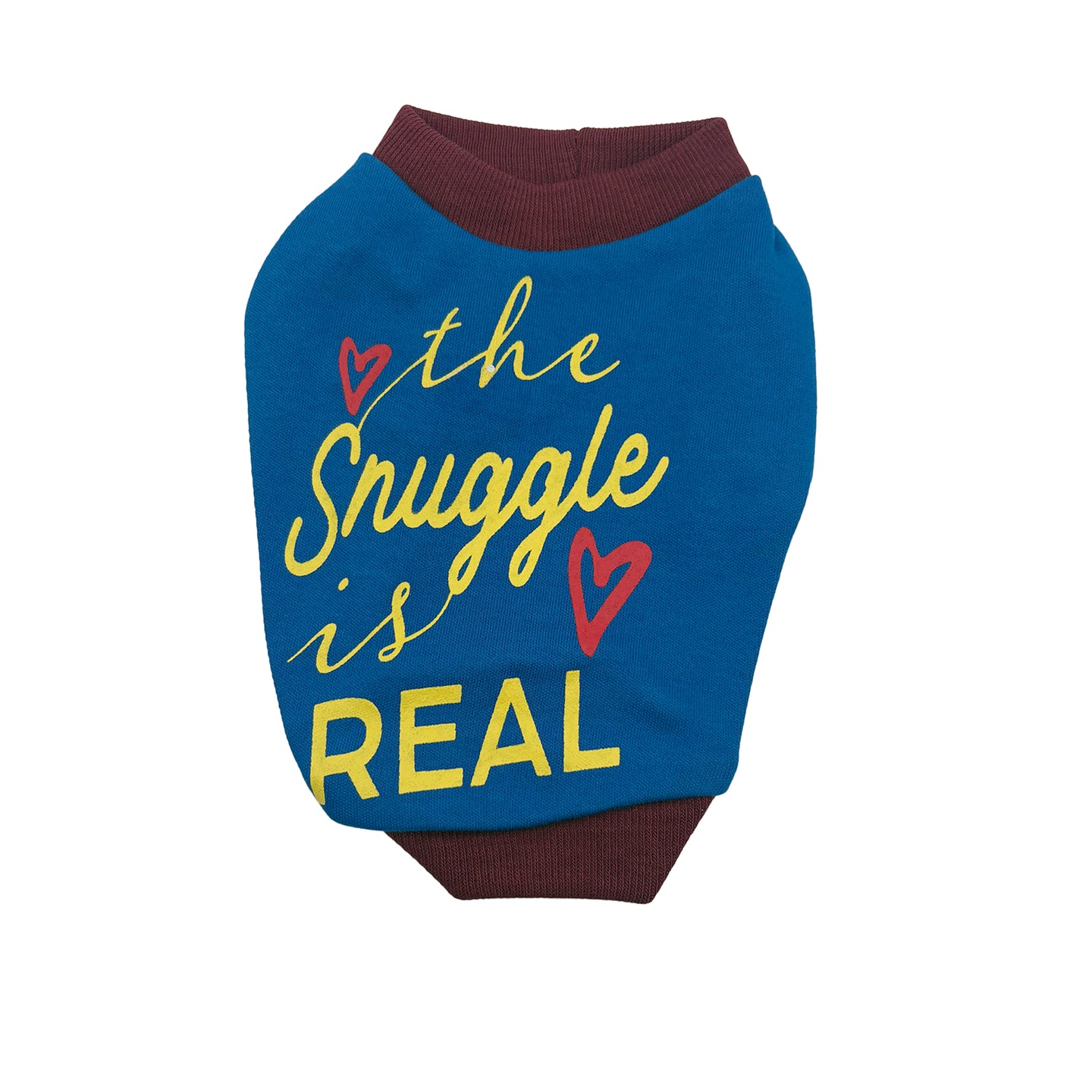 Soft fabric dog clothing for daily wear blue colour