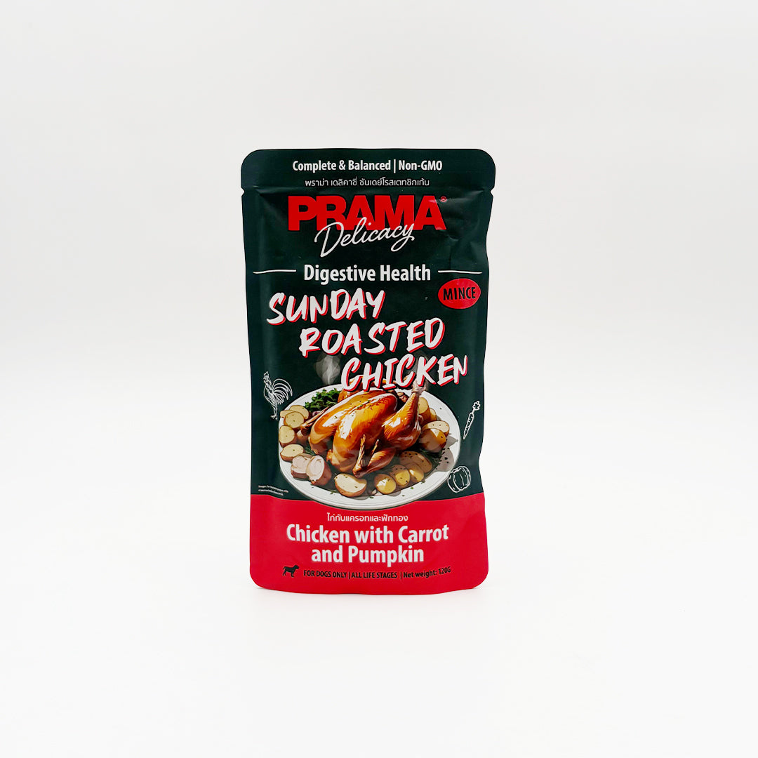Prama Delicacy Wet Dog Food Pouches 120g (Pack of 3)