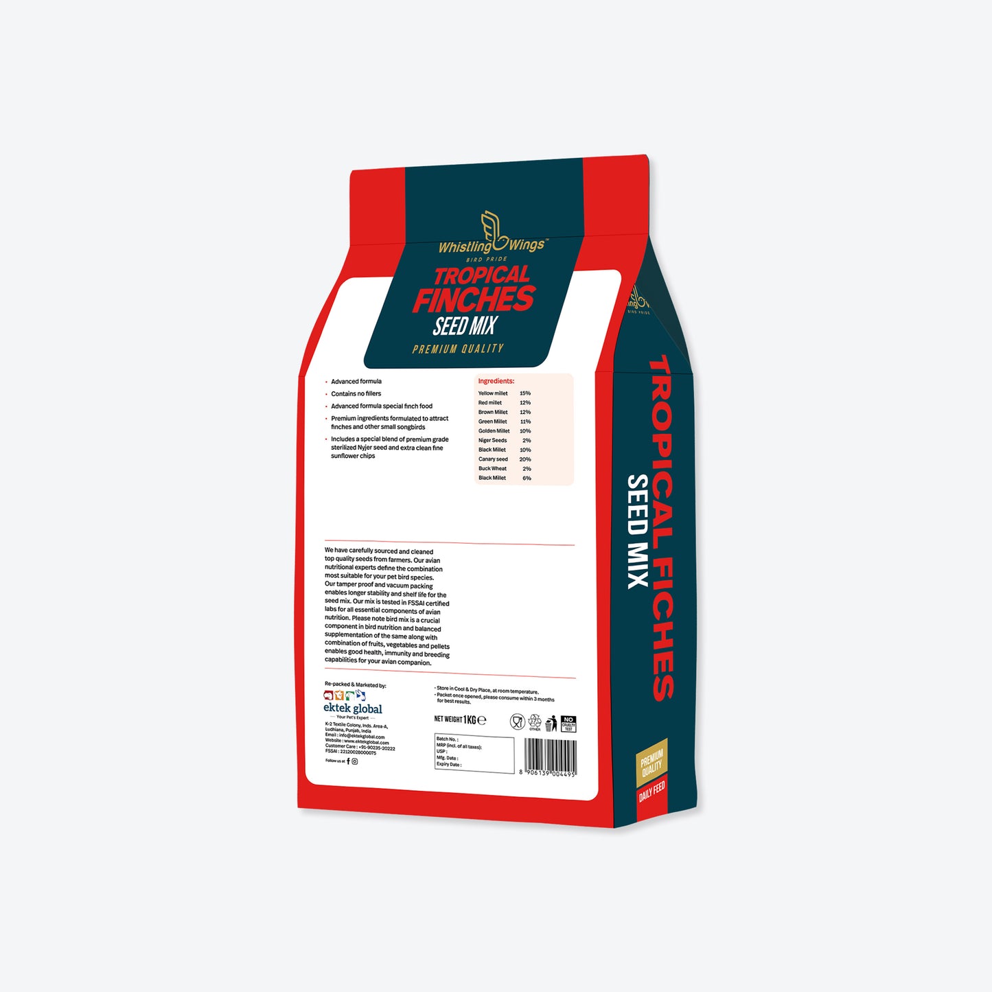 Tropical Finches Seed Mix – Premium Daily Bird Feed