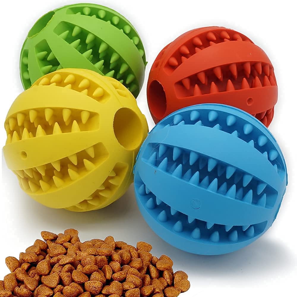 All4pets Playing product for Dog (Teeth clean ball style) Colour May Vary