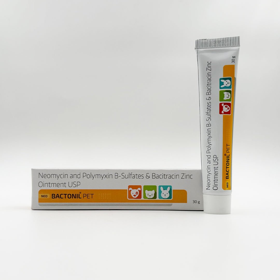 Triple antibiotic ointment for dogs and cats Bactonil
