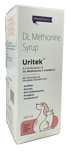 Uritek Pet Syrup 200ml (For Urinary Tract System in Dogs and Cats)