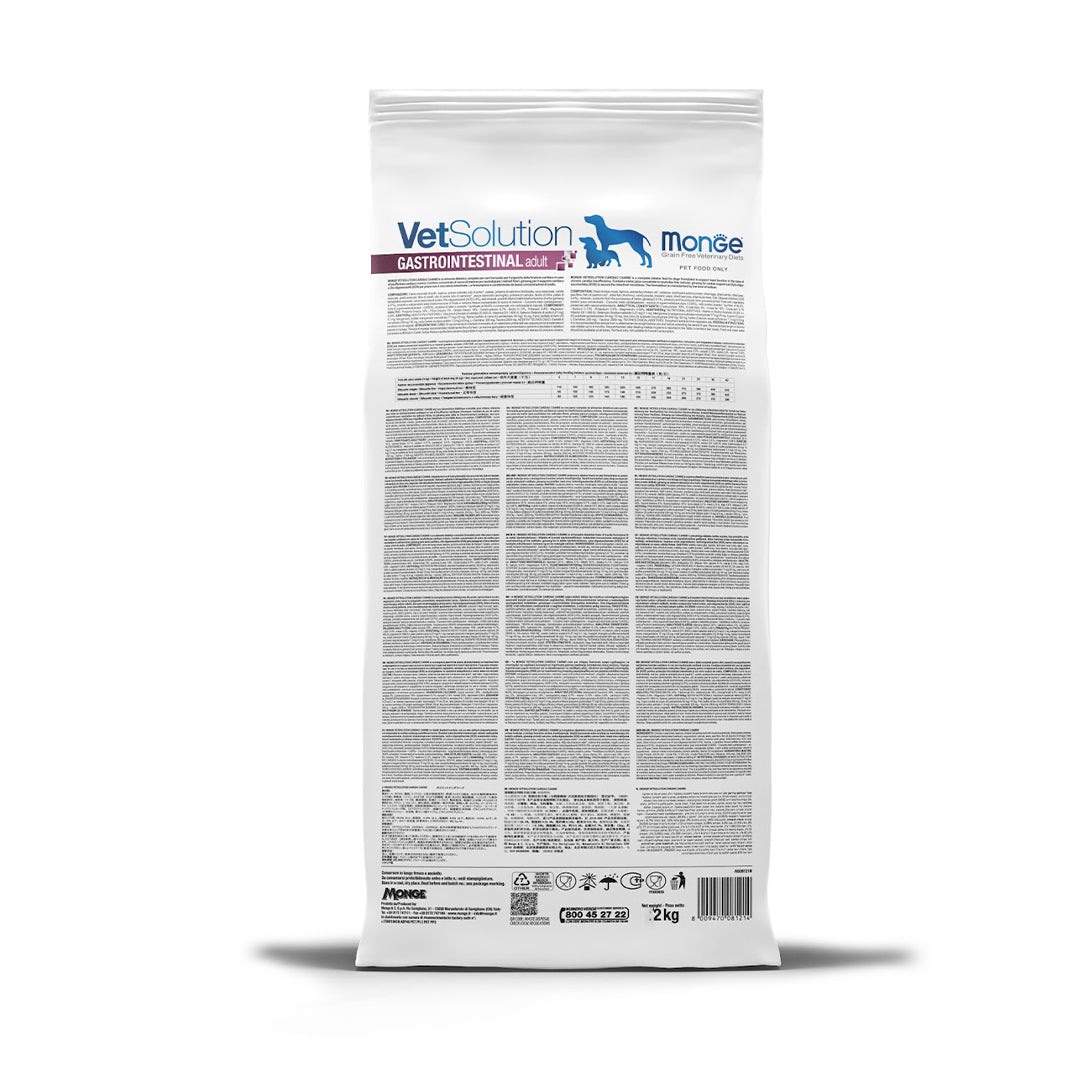 Vet Solution Canine Gastrointestinal for Adult Dogs backside