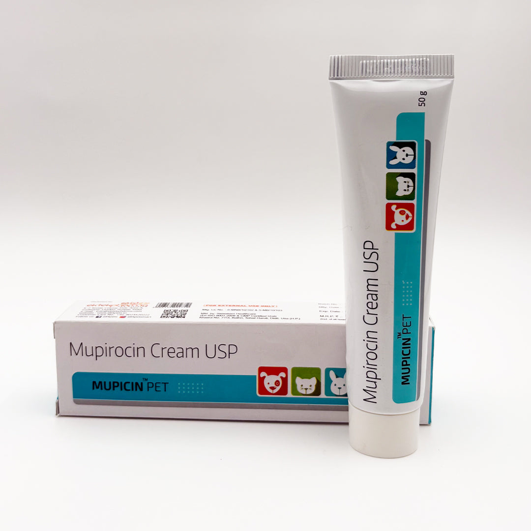 Veterinary mupirocin cream 50 g tube for dogs and cats