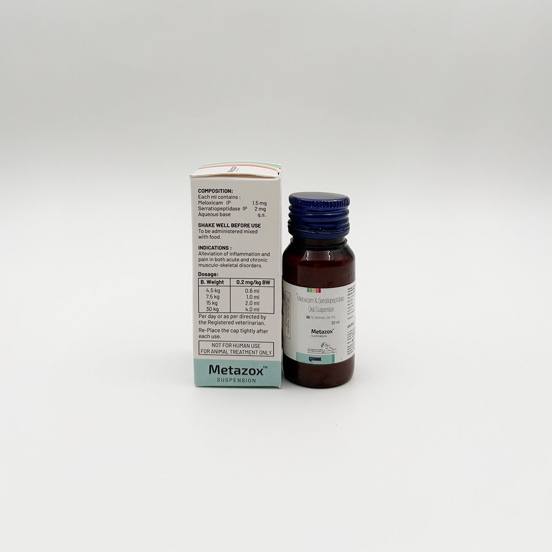 Veterinary prescription meloxicam suspension for dogs