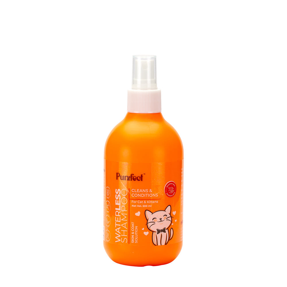 Purrfect Waterless Shampoo for cats &amp; kittens-200ml