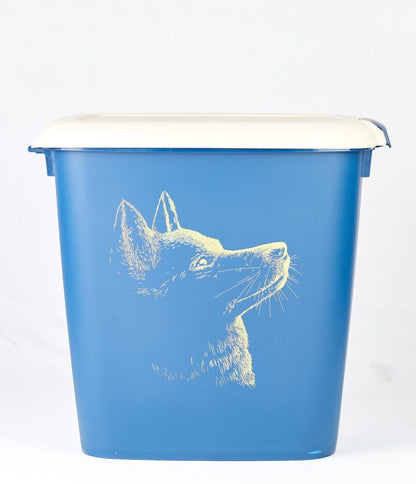 Pet Food Container-Dog/Cat Food Container - Blue