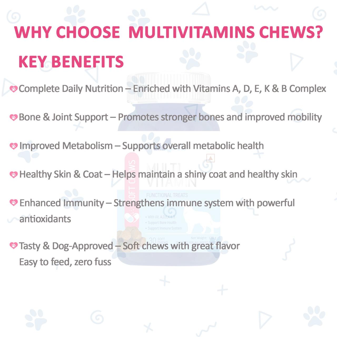 SOFT CHEWS- MULTI VITAMIN FOR DOGS