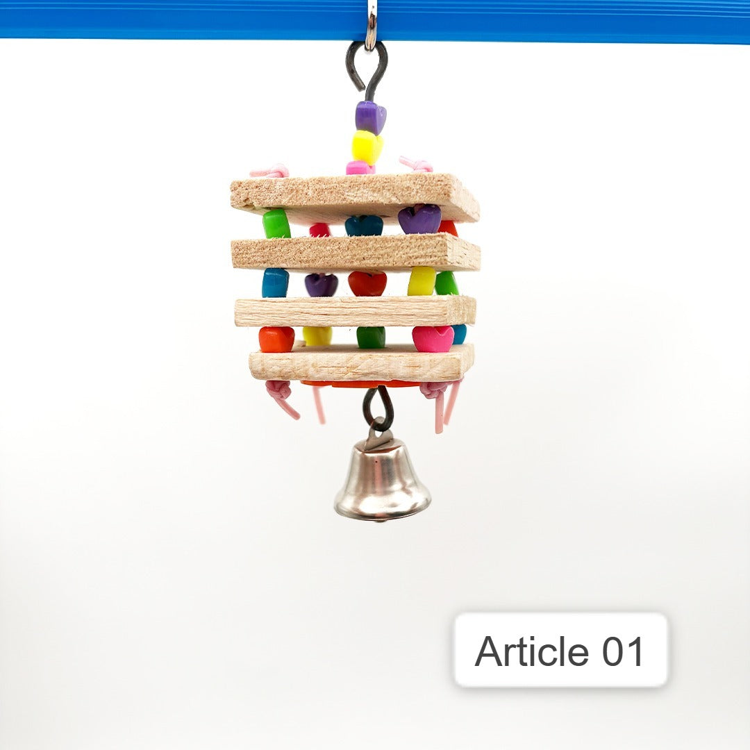 Bird Hanging Toys for Cage - heart design