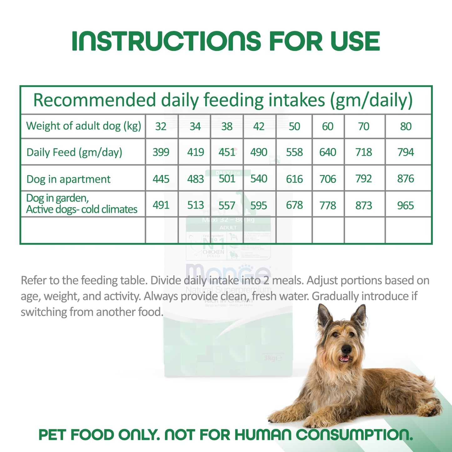 Monge dog food in india 