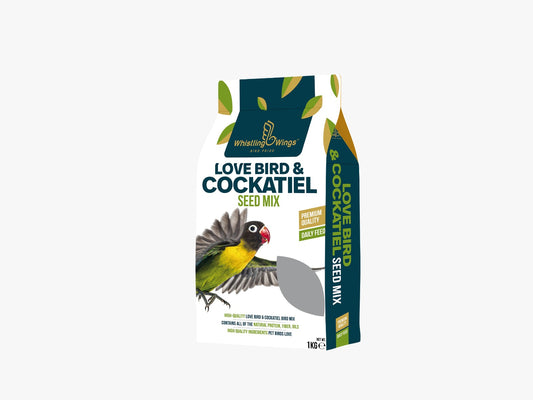 Whistling Wings Lovebird & Cockatiel Seed Mix – Premium Quality
