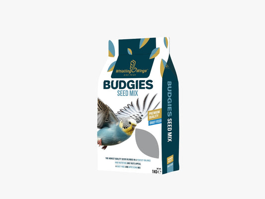 Whistling Wings Budgies Seed Mix – Premium Daily Bird Feed (1kg)