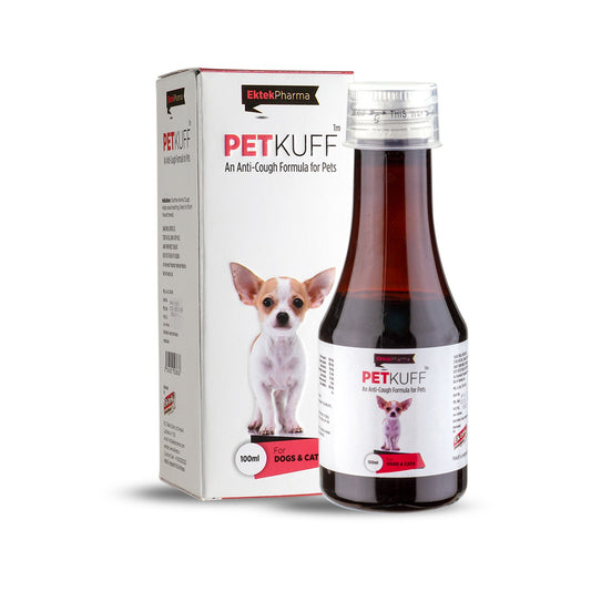 Petkuff Syrup -100ml ( Pack of 2)  An Ayurvedic Boon For Dog's Cough and Breathing problems