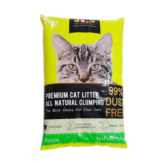 All4pets All Natural Dust Free Cat Litter 4Kg Pack