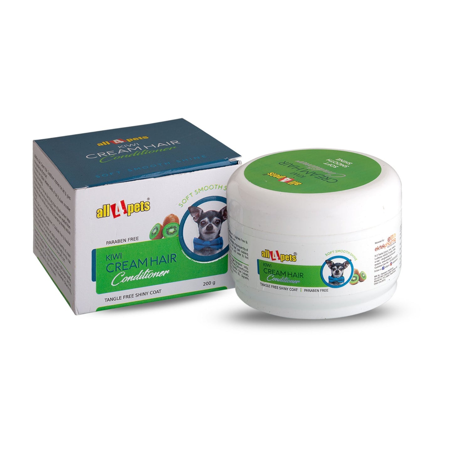 All4pets Cream Hair Conditioner for Pets Tangle Free Shiny Coat-200g