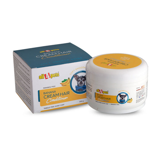 All4pets Cream Hair Conditioner for Pets Tangle Free Shiny Coat-200g