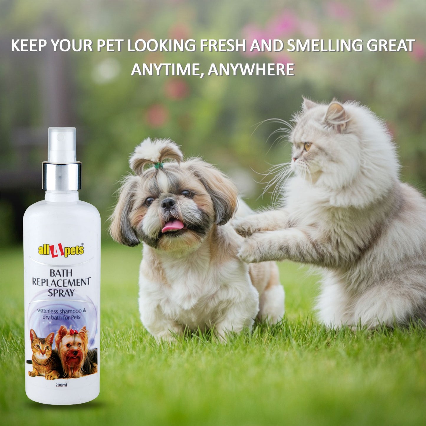 All4pets Dog Bath Replacement Spray-200ml