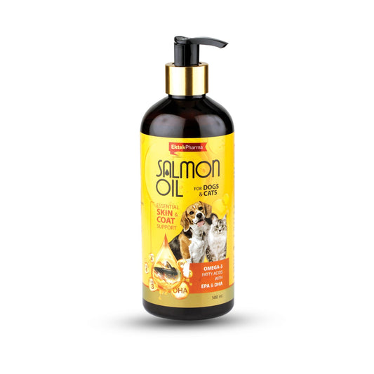 Salmon Oil 500ML (Essential Skin & Coat Support) 