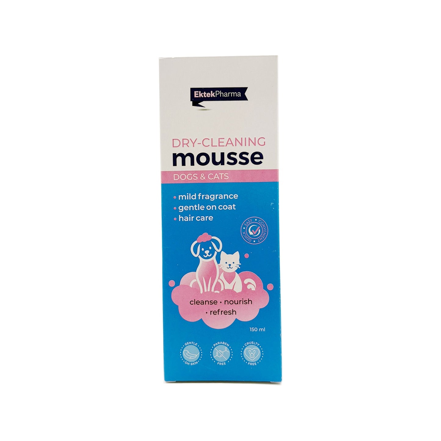 Dry Cleaning Mousse for Pets - Front View