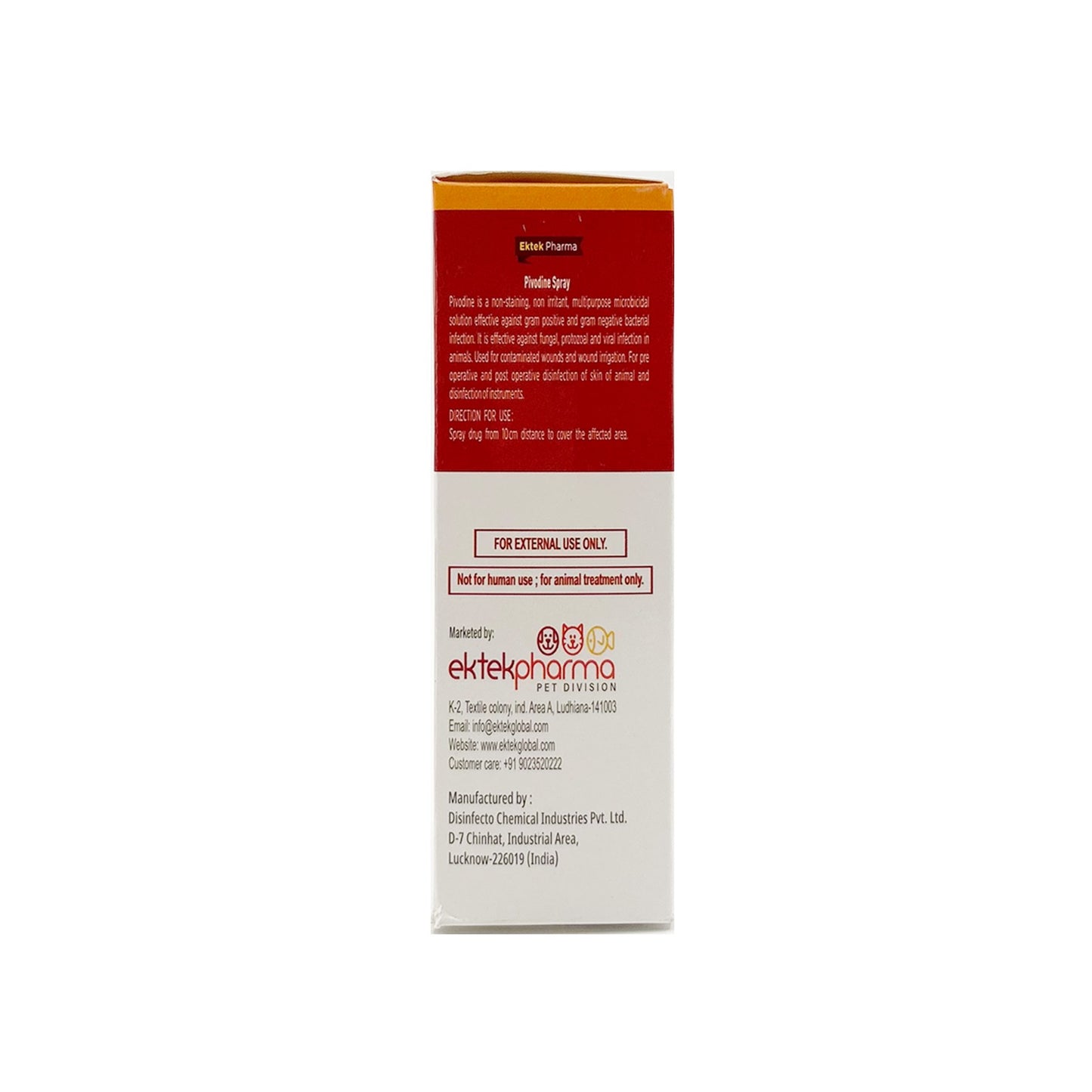 Povidone Iodine 5% Solution – 100ml (Pack of 2)