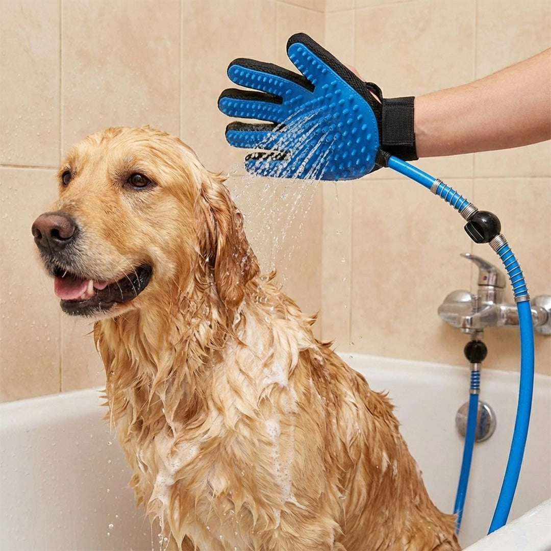 Dog Grooming Gloves for Bathing