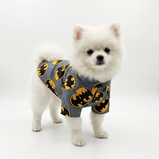 bat print dog shirt for small dogs